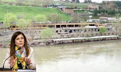 Diyarbakır Dicle Nehri kıyısındaki kafe sahiplerine mesaj