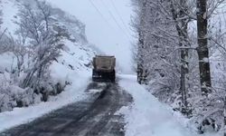 Şırnak'ta yoğun kar yolları kapattı!