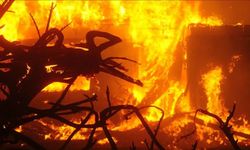 Siverek'te korku filmlerini aratmayan yangın; 9 kişi dumandan etkilendi