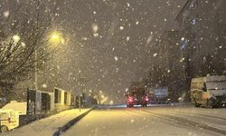 Van'da yoğun kar yağışı!