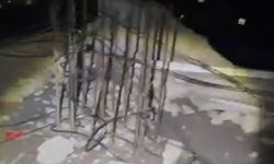 7 katlı apartmana yıldırım düştü