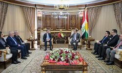 Amedspor Başkanı Eren Barzani ile görüştü