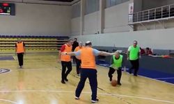 Elazığ İl protokolü basket oynadı