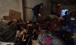 Bir evde 168 ton çöp çıktı