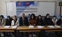 Bitlis’te köy okulu öğrencilerine Avrupa yolu açıldı