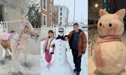Diyarbakır'da, ‘kardan adam’ yarışması