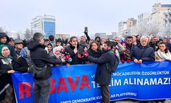 Diyarbakır’da Rojava açıklaması: İnsanlık trajedisi yaşanıyor