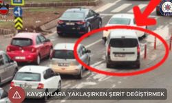 Diyarbakır’da şerit değiştiren sürücüler dronla tespit ediliyor