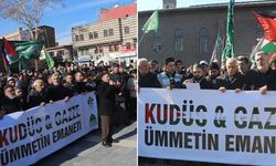 Diyarbakır'da Gazze protestosu