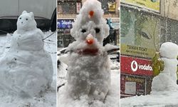 Kardan adamlar kentin simgesi oldu