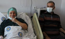 Mayın mağduru, böbreğini verdiği eşini yeniden hayata bağladı
