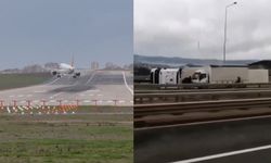 Sabiha Gökçen Hava Limanında yürekleri ağza getiren görüntü!