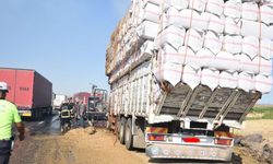 Saman yüklü araçtan 11 mülteci çıktı