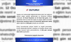 Tunceli'de eğitime 2 gün ara verildi