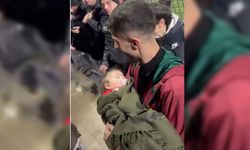 Amedspor tribününden minik taraftara; ninni