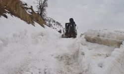 Çığ riski nedeniyle o yol 60 gündür kapalı
