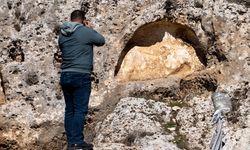 Diyarbakır'da kaya mezarları belgesel fotoğraf çalışması