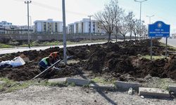 Diyarbakır’da, Erbakan bulvarı yenileniyor