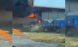 Diyarbakır'da plastik fabrikasında yangın