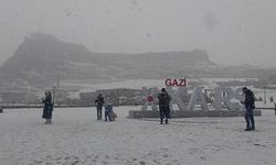 Kars’ta yoğun kar yağışı