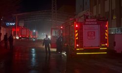 Makarna fabrikası yandı