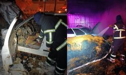 Mardin'de otomobilde çıkan yangın söndürüldü