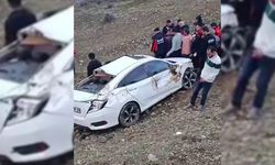Diyarbakır’da yoldan çıkan otomobildeki 1 kişi yaralandı