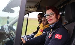 Diyarbakır trafiğinde görenleri şaşırtan ambulans şoförü