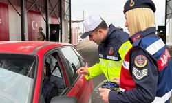 Diyarbakır'da jandarmadan bayram öncesi trafik denetimi
