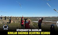 Diyarbakır’da kadınlar Kırklar Dağında uçurtma uçurdu