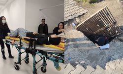 Diyarbakır’da kız öğrenci, 1.5 metrelik çukura düştü