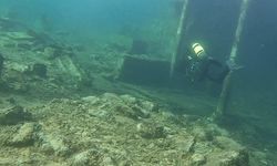 Diyarbakır'da su altında 2 bin 400 yıllık tarihi yapılar görüntülendi