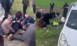 Diyarbakır’da takla atan araçtaki 4 kişi  yaralandı