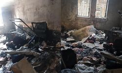 Diyarbakır’da yangın bir evi küle çevirdi