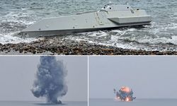 Kıyıya vuran insansız deniz aracı imha edildi