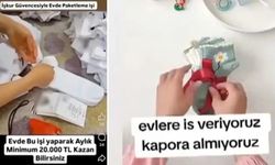 Çorap paketleme ilanıyla dolandırıcılık!