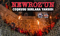 Newroz’un coşkusu surlara yansıdı