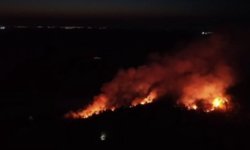 Beykoz'da orman yangını 7 saattir sürüyor