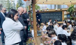 Diyarbakır'da açık hava orman konseptli sınıf açıldı