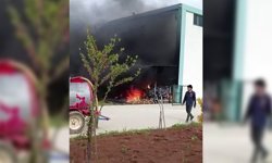 Diyarbakır OSB’de yangın, panik yarattı