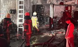 Diyarbakır’da oto tamircide yangın