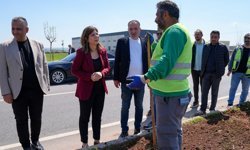 Diyarbakır’da, eşbaşkan çalışmaları yerinde inceledi