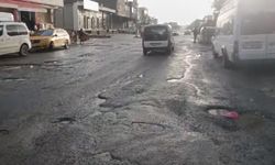 Ergani-Çermik yolu sürücülere zor anlar yaşatıyor