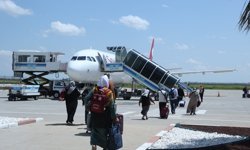 Mardin'de ilk hac kafilesine duygusal uğurlama