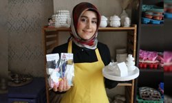 Diyarbakır'da 2 çocuk annesinin azmi: Hobi olarak başlamıştı, 81 kente satıyor