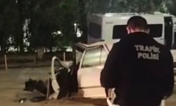 İşçi servisi ile otomobil çarpıştı: 1'i ağır 7 yaralı