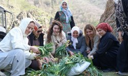 Sur Belediyesi Eşbaşkanı Önkol kadınlarla kenger topladı