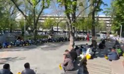 Direnen maden işçilerinin yürüyüşüne yine izin verilmedi