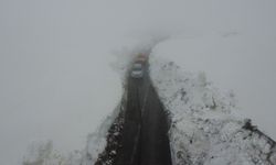 O şehir böyle kar görmedi