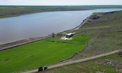 Baraj gölü doldu, çiftçinin yüzü güldü